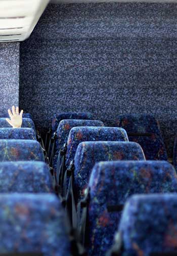 Worried about leaving a student on a bus after a scheduled service?